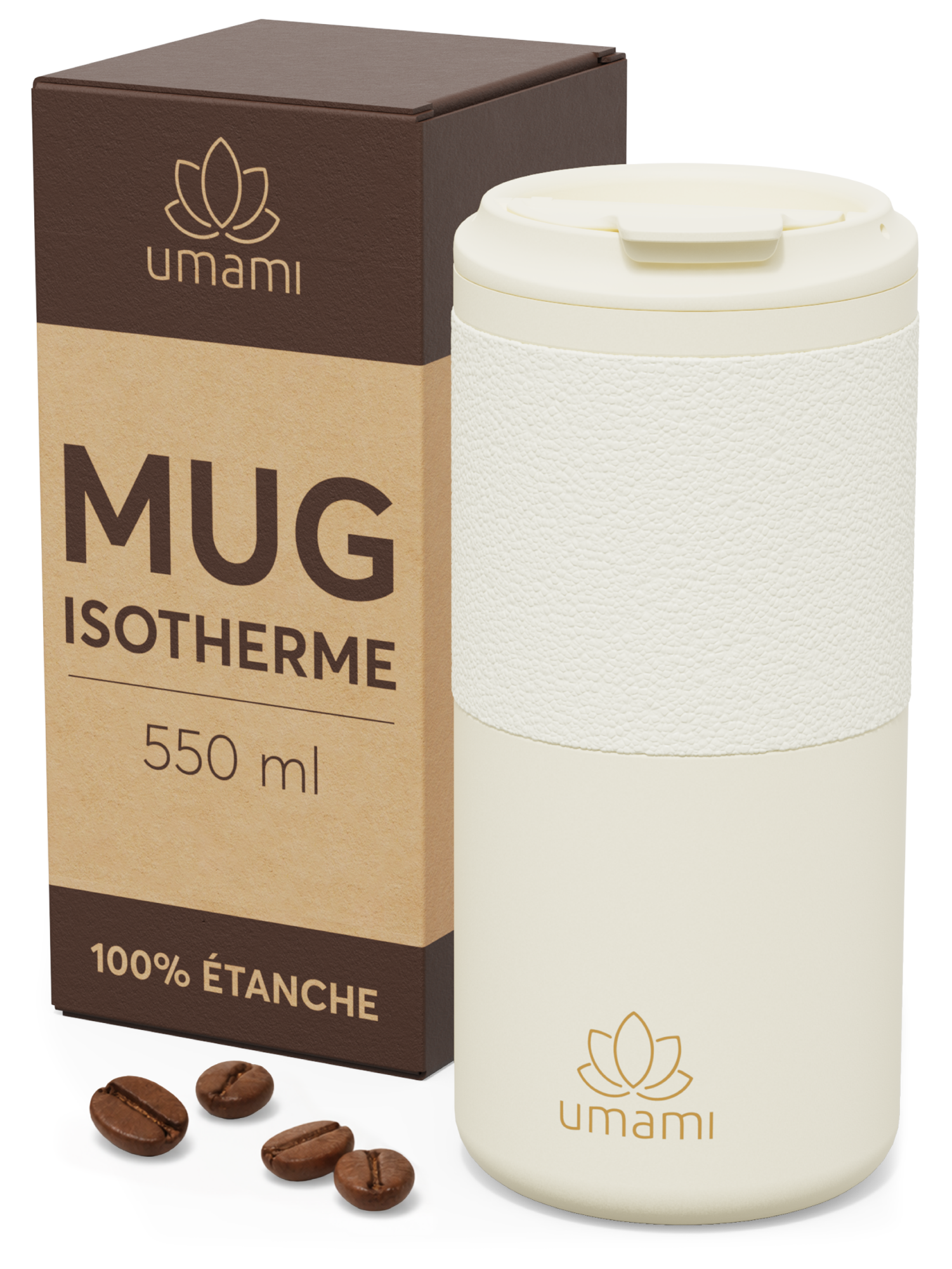 Thermobecher Creme 550 ml
